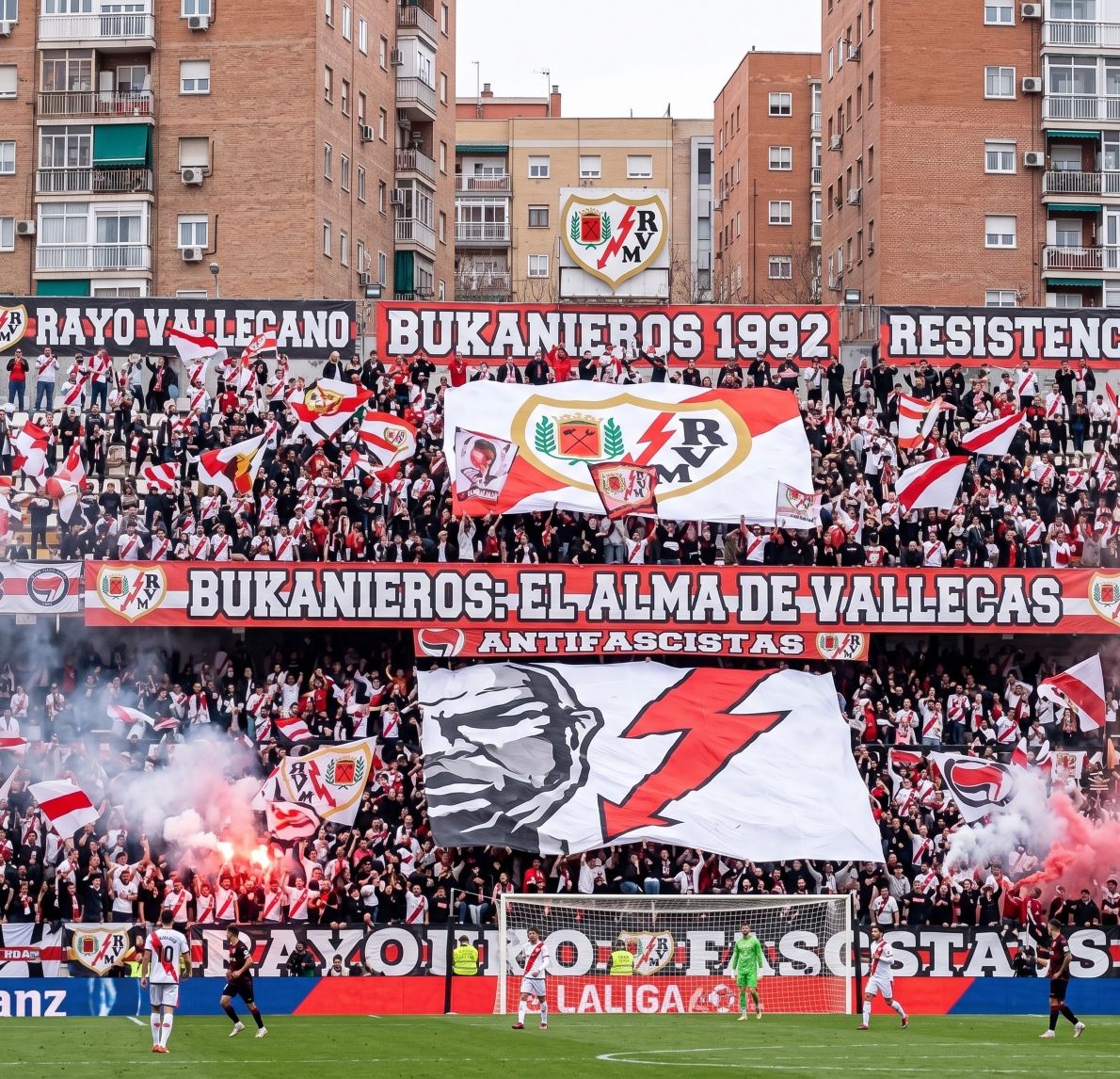 Estadio de Vallecas – Bukaneros-Tribüne